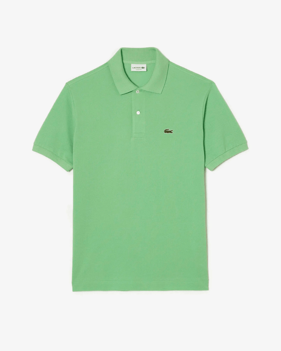 Polo Yaka Erkek Klasik Fit Açık Yeşil T-Shirt