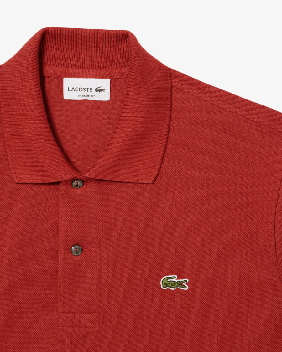 Polo Yaka Erkek Klasik Fit Kırmızı T-Shirt
