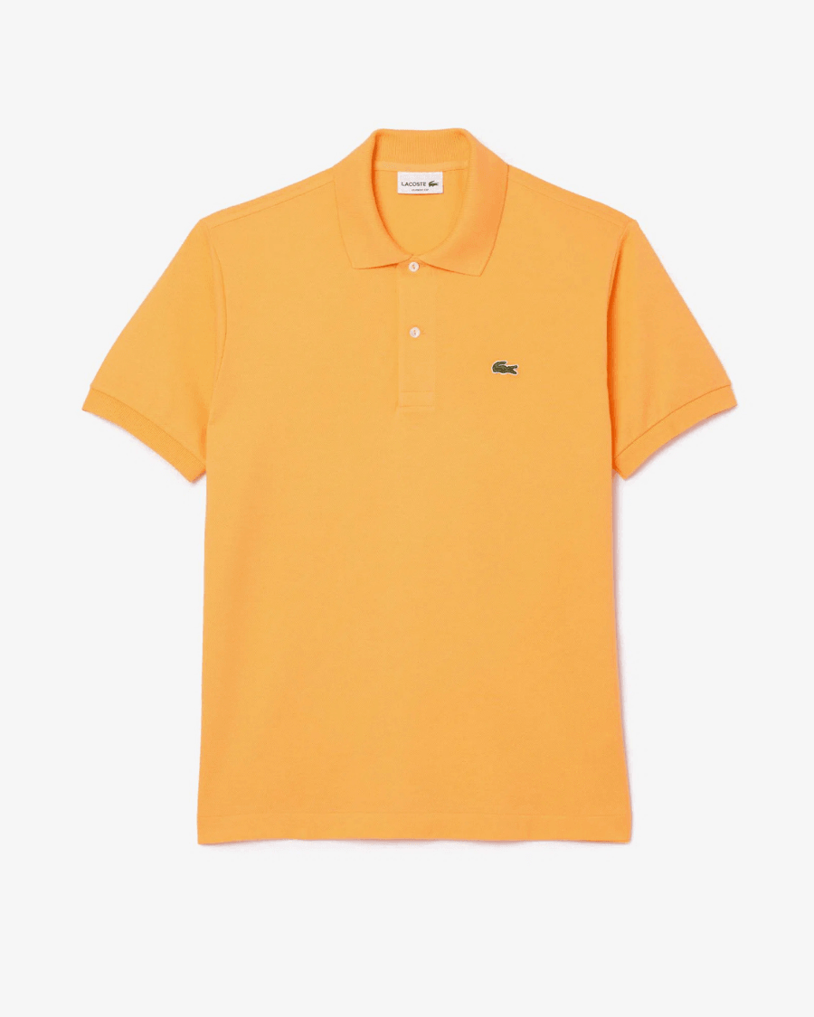 Polo Yaka Erkek Klasik Fit Turuncu T-Shirt