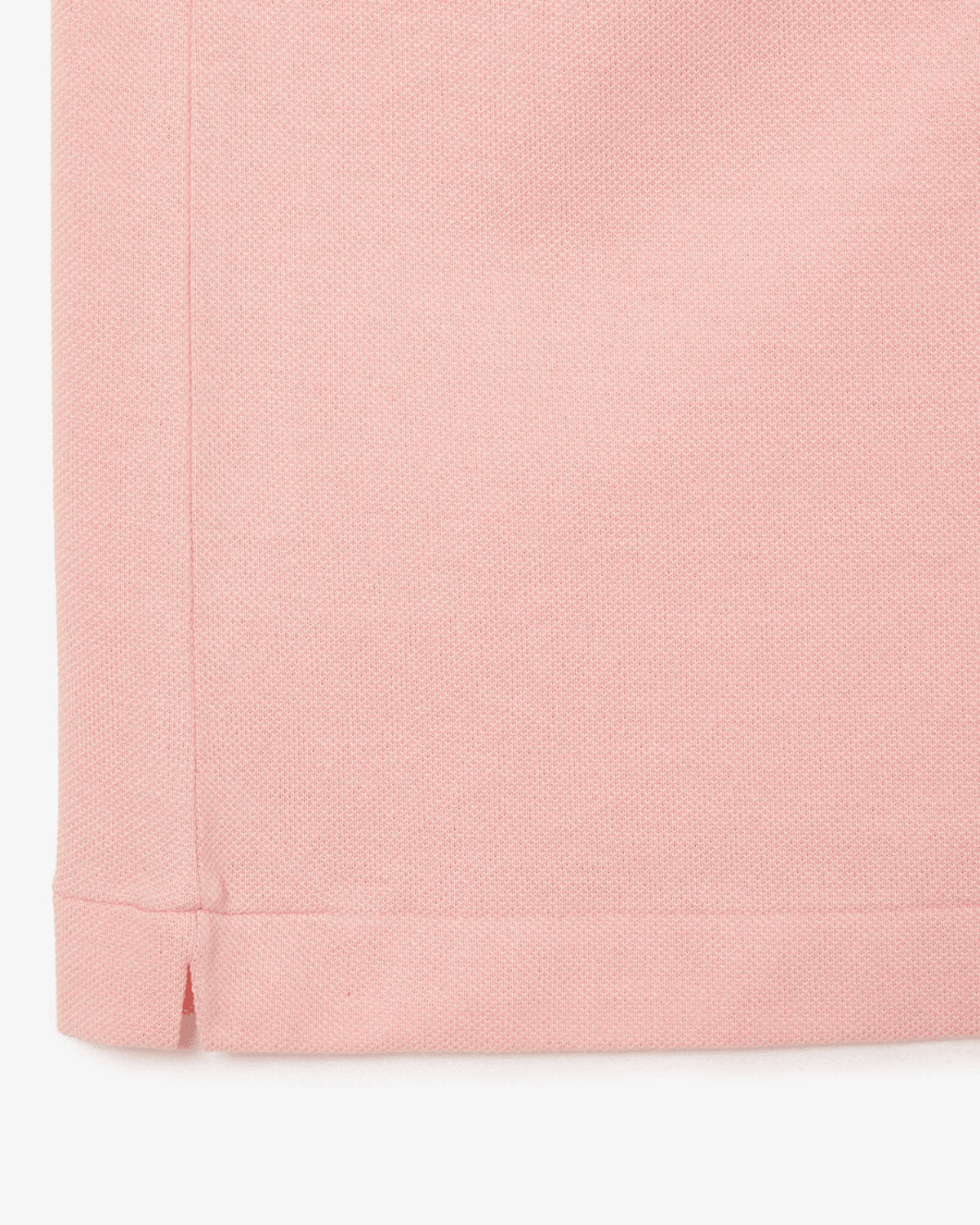 Polo Yaka Erkek Klasik Fit Pembe T-Shirt