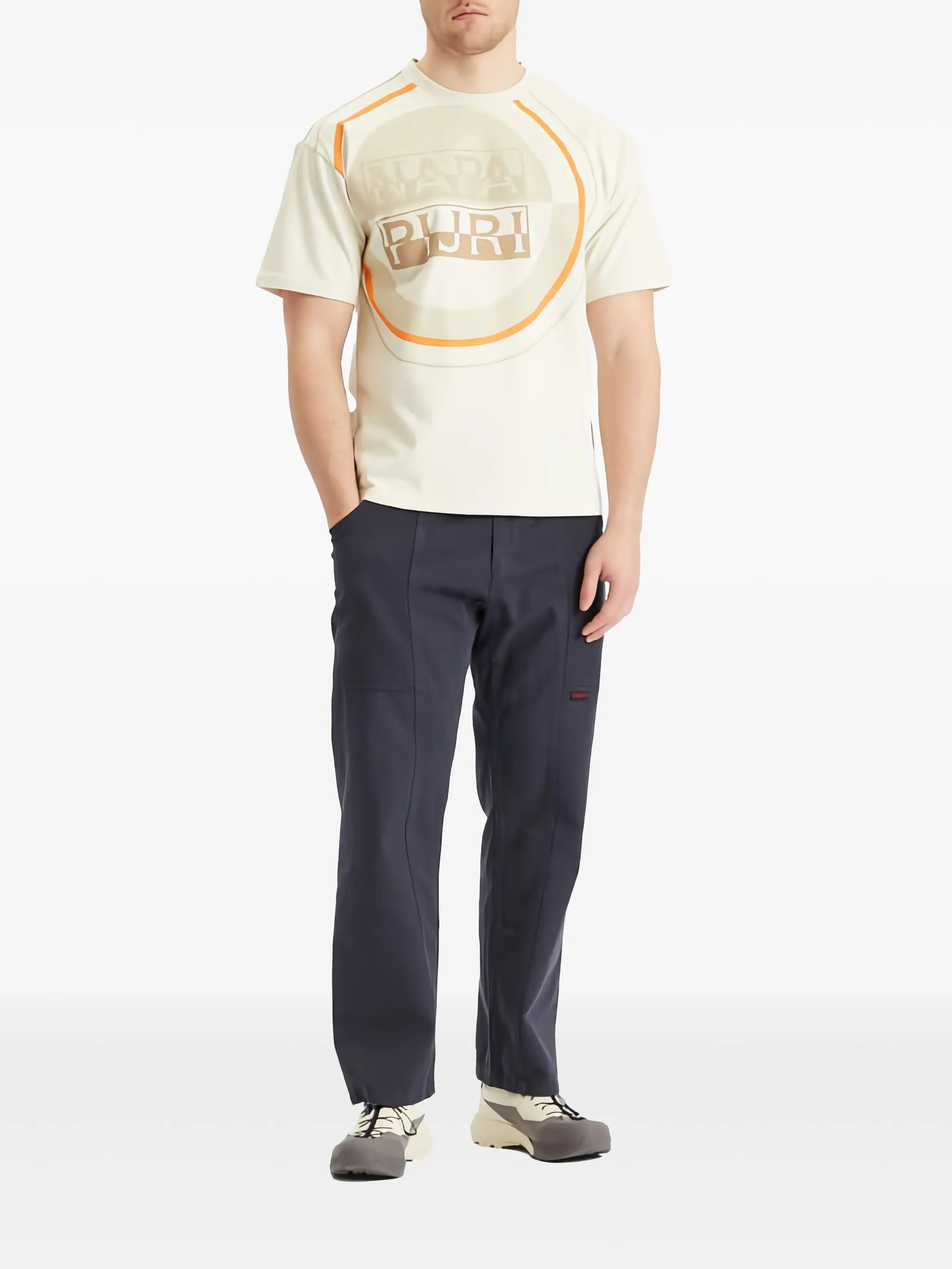 Erkek Logo Print T-Shirt