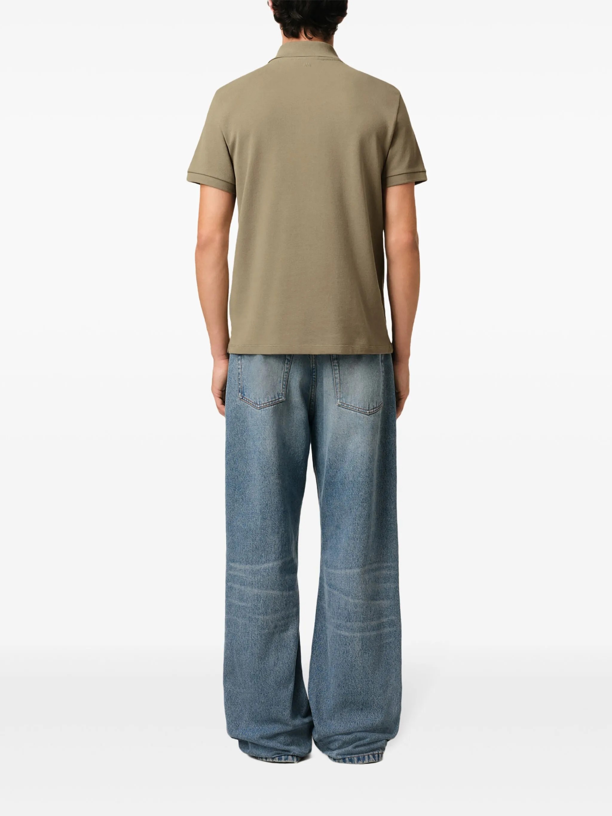 Erkek Polo Yaka T-Shirt Kahverengi