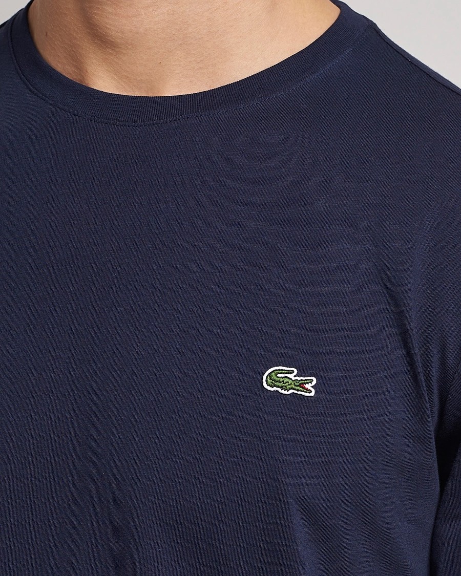 Erkek Standart Fit Uzun Kollu Lacivert T-Shirt