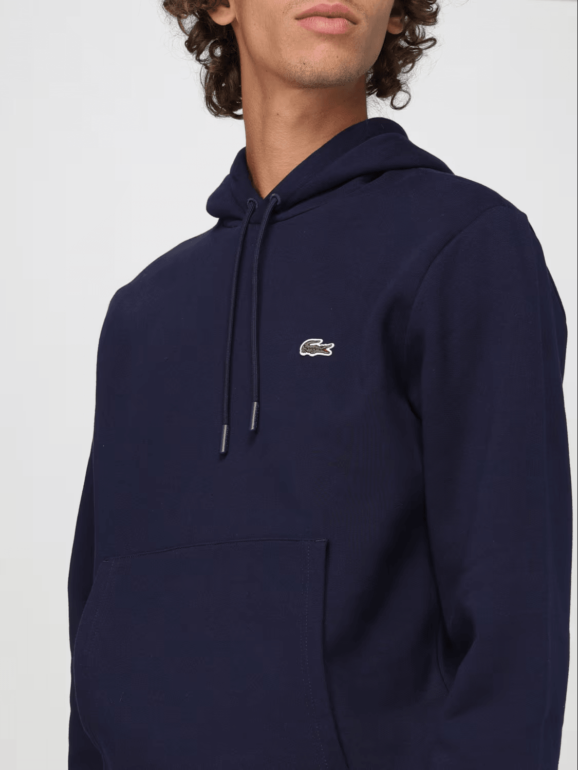 Erkek Classic Fit Kapüşonlu Lacivert Sweatshirt