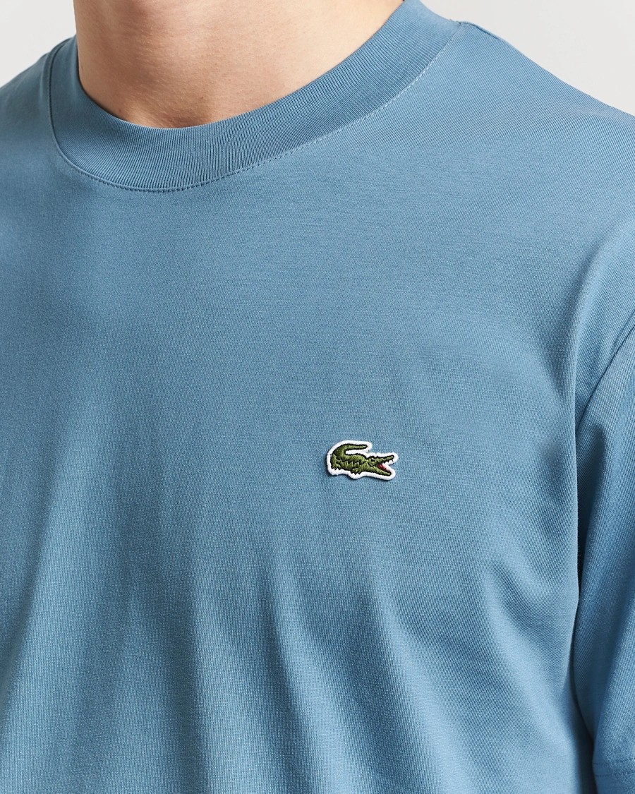 Erkek Standart Fit Basic Mavi T-Shirt