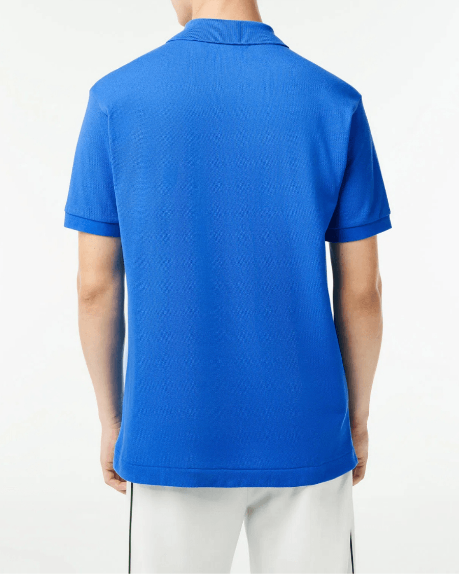 Polo Yaka Erkek Klasik Fit Mavi T-Shirt