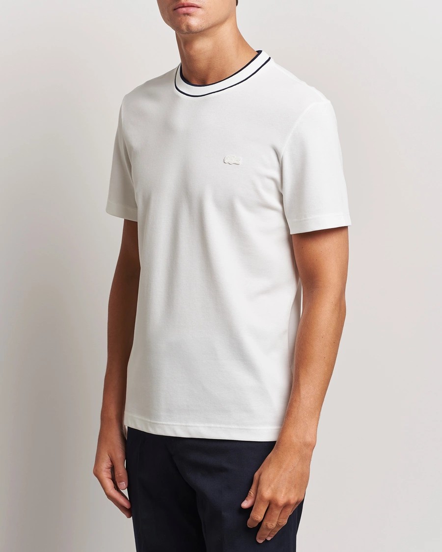 Erkek Standart Fit Pike Beyaz T-Shirt