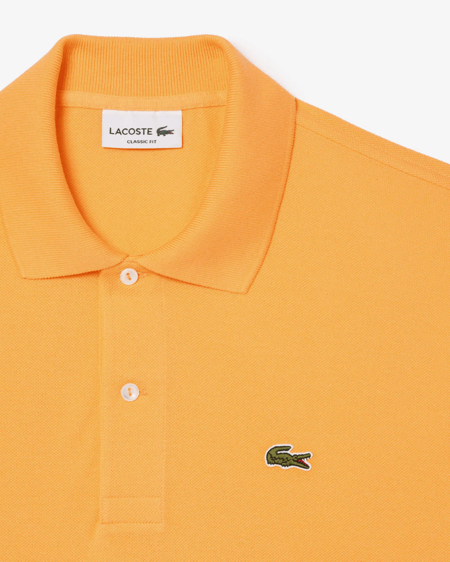Polo Yaka Erkek Klasik Fit Turuncu T-Shirt