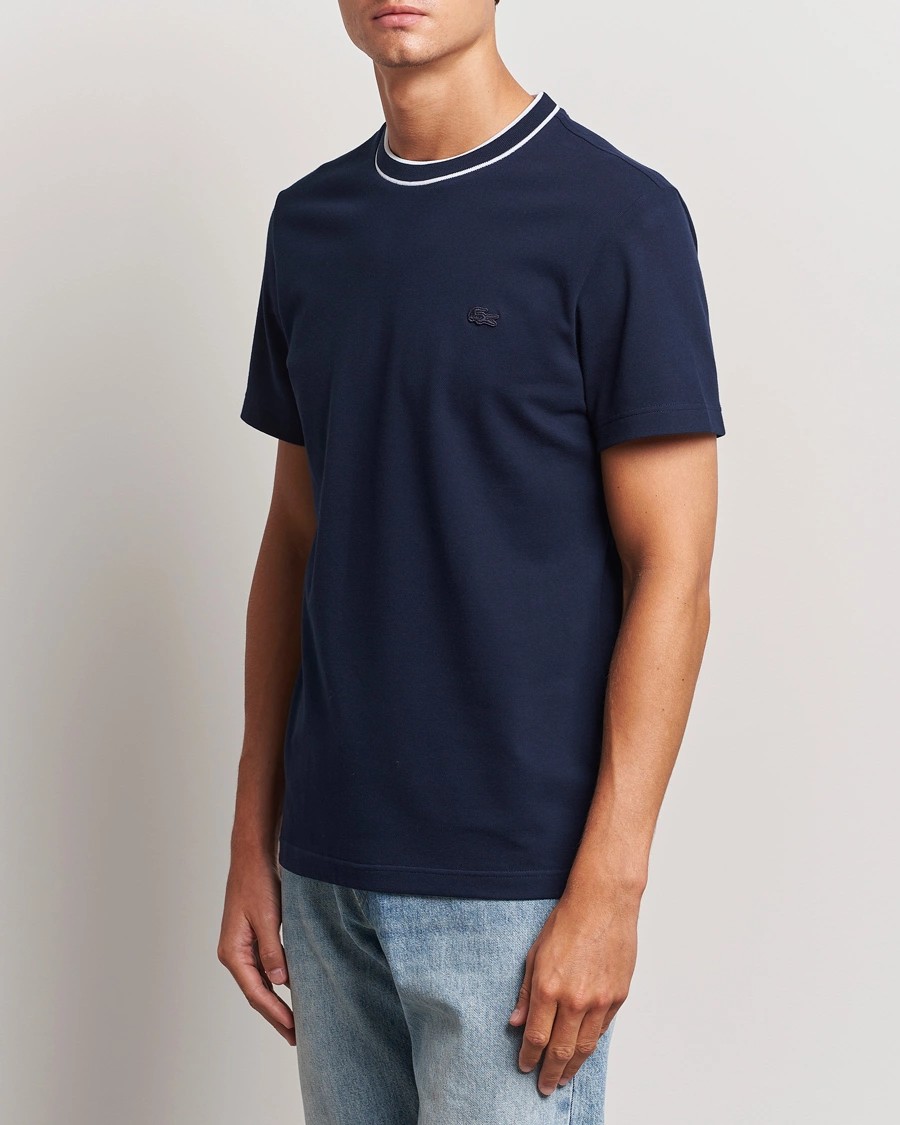 Erkek Standart Fit Pike Lacivert T-Shirt