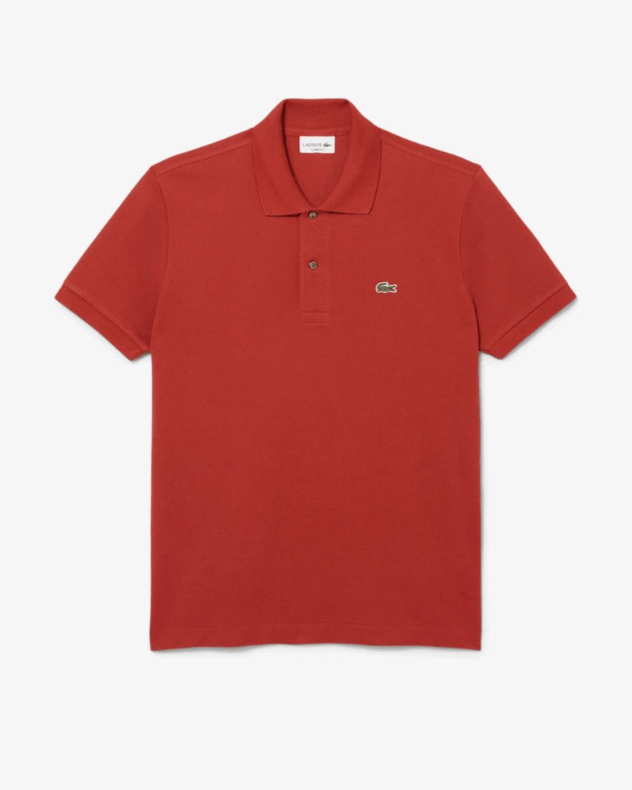 Polo Yaka Erkek Klasik Fit Kırmızı T-Shirt