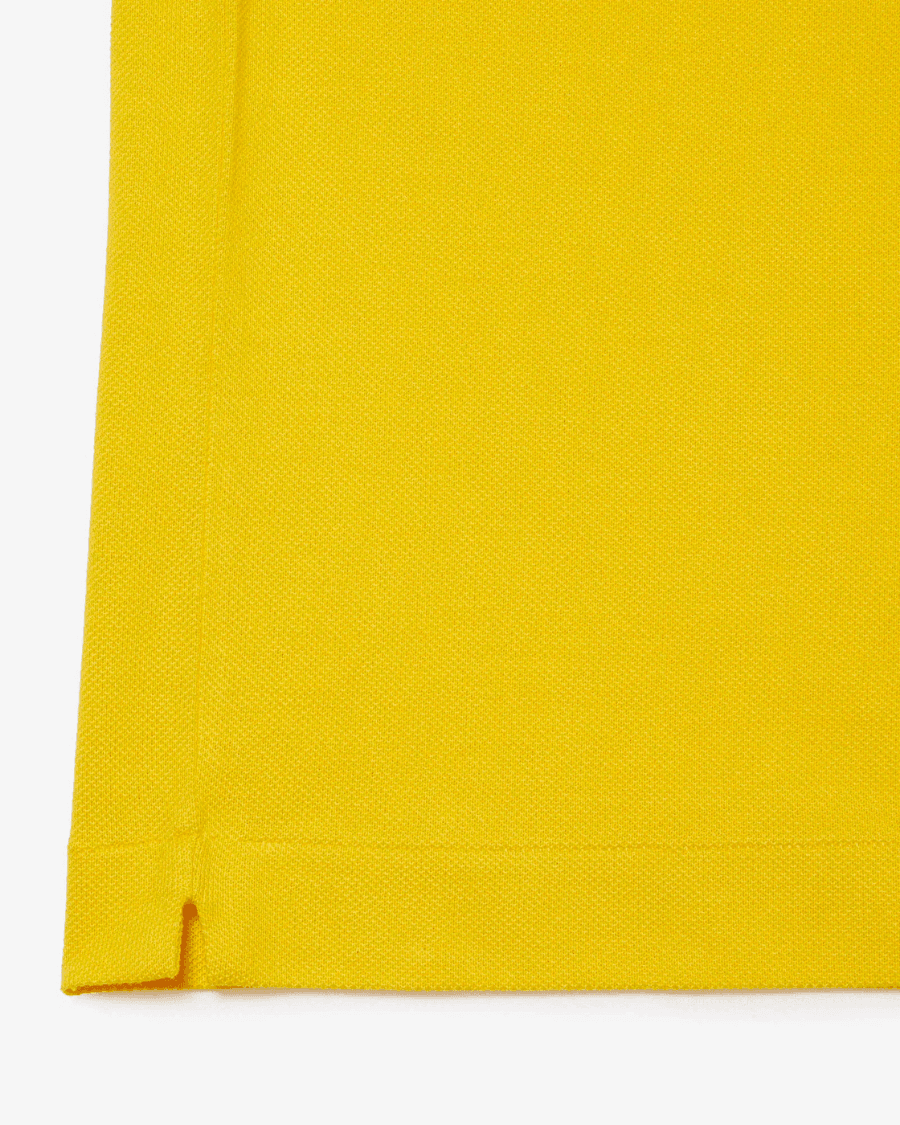 Polo Yaka Erkek Klasik Fit Sarı T-Shirt
