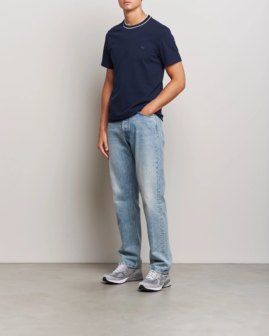 Erkek Standart Fit Pike Lacivert T-Shirt