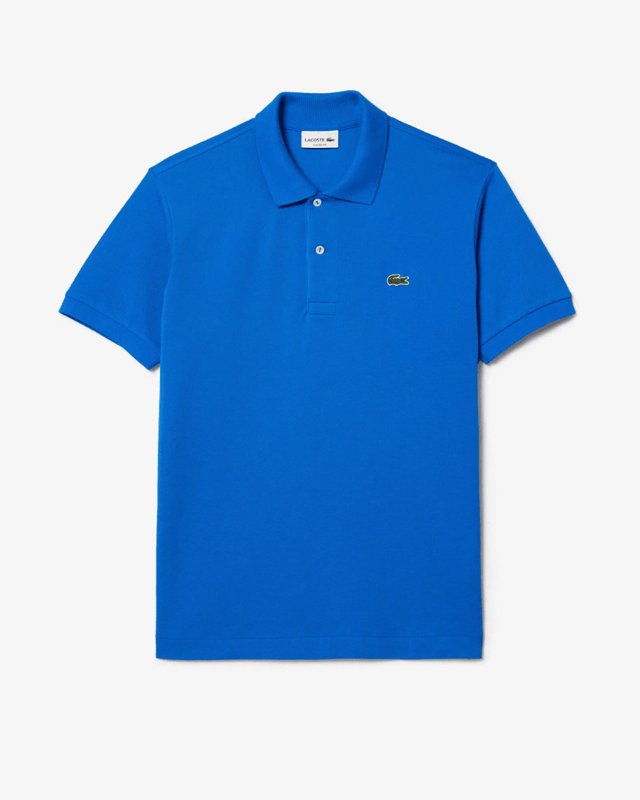 Polo Yaka Erkek Klasik Fit Mavi T-Shirt