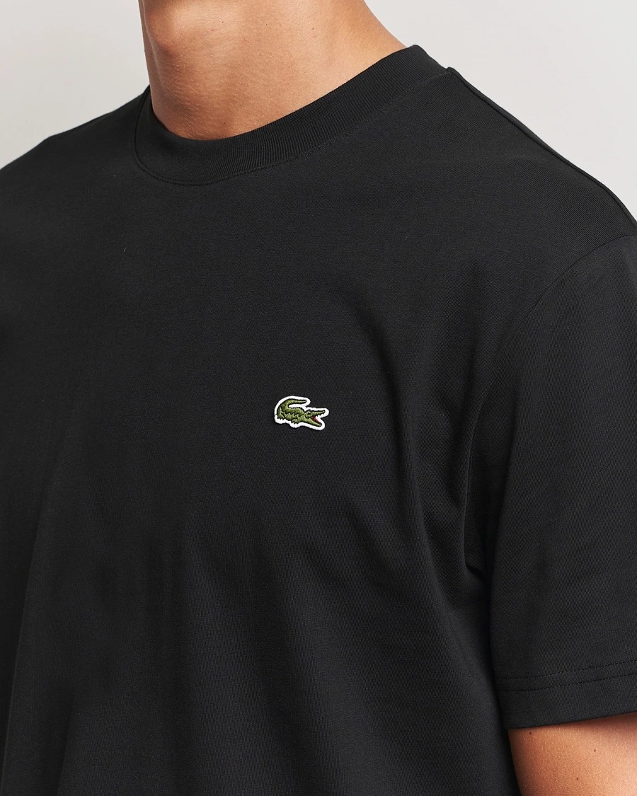 Erkek Standart Fit Basic Bisiklet Yaka Siyah T-Shirt