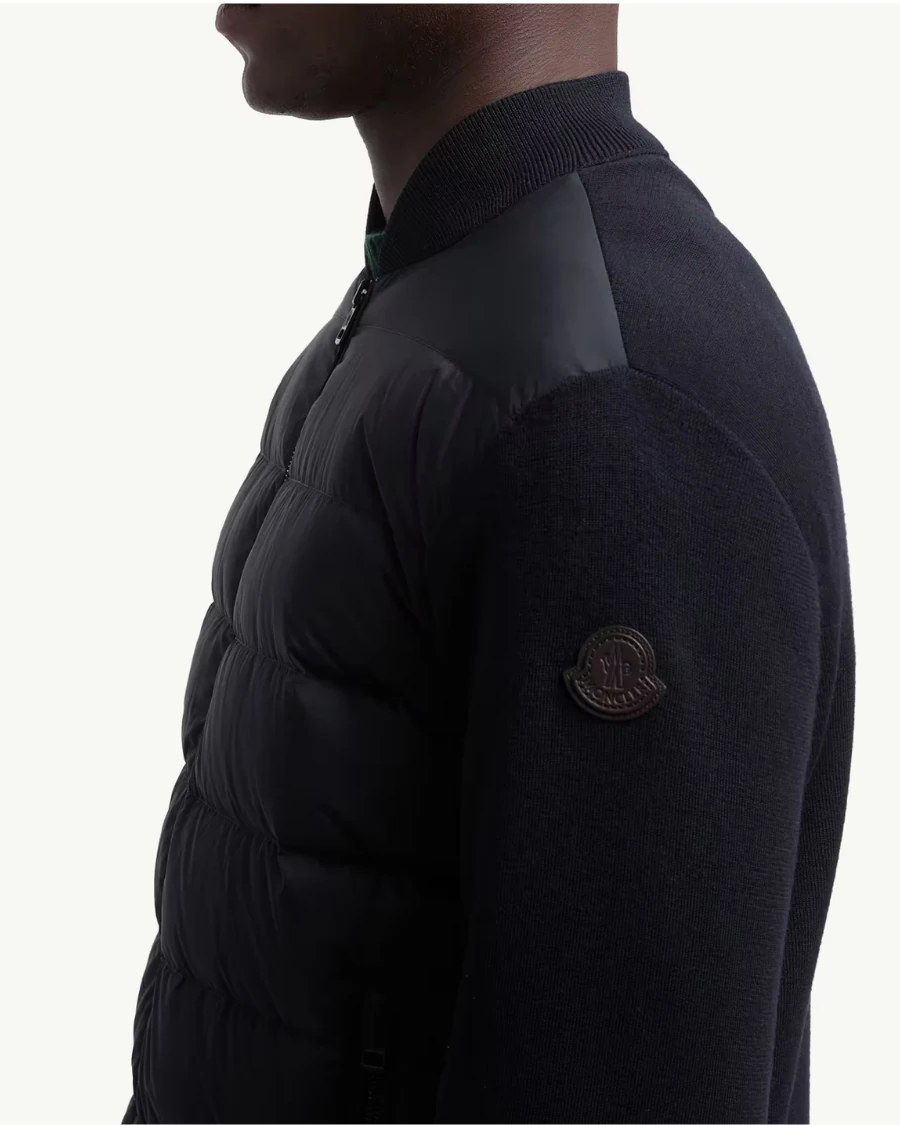 Dolgulu Yün Fermuarlı Hırka