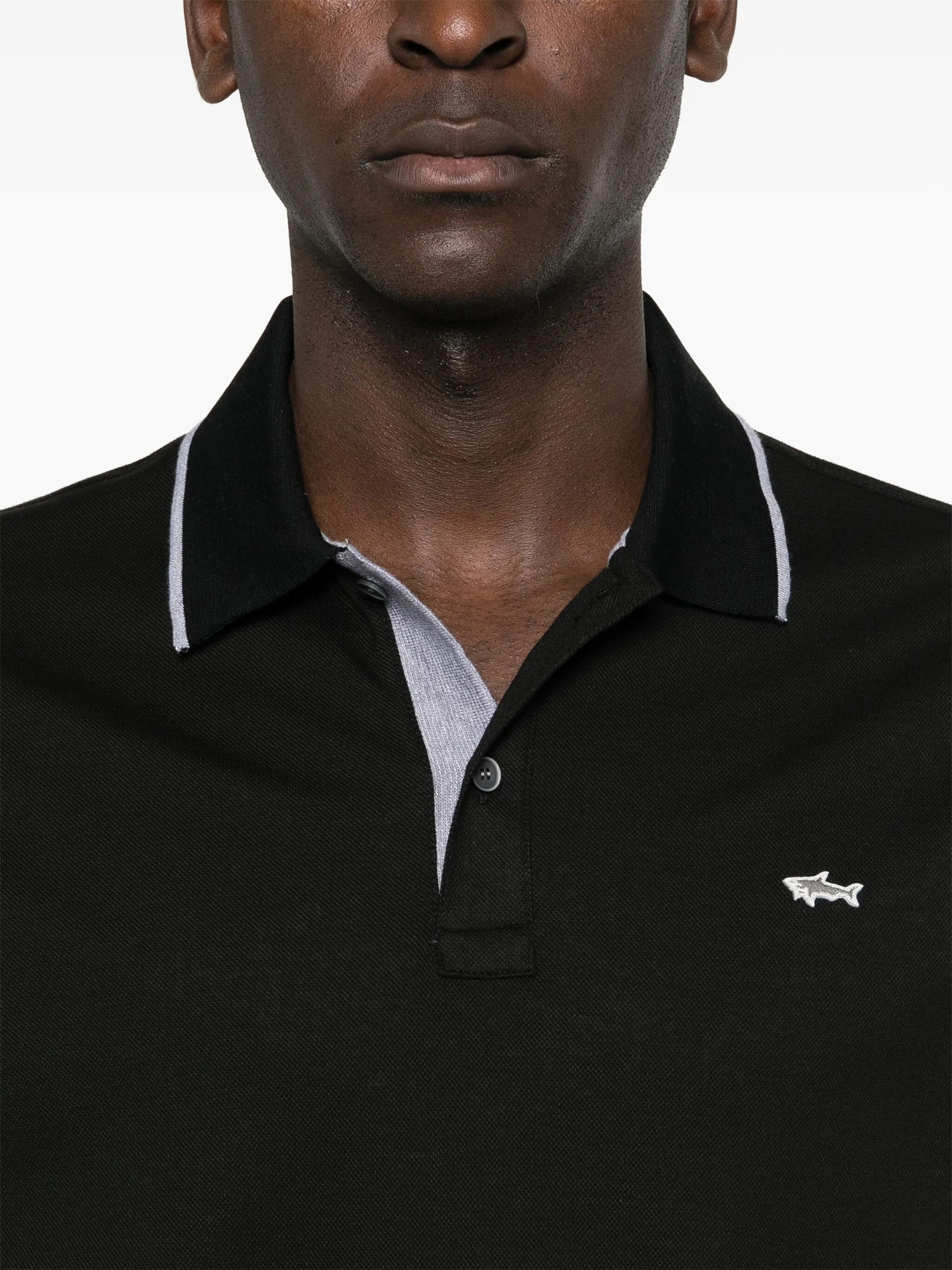 Erkek Polo Yaka T-Shirt Siyah