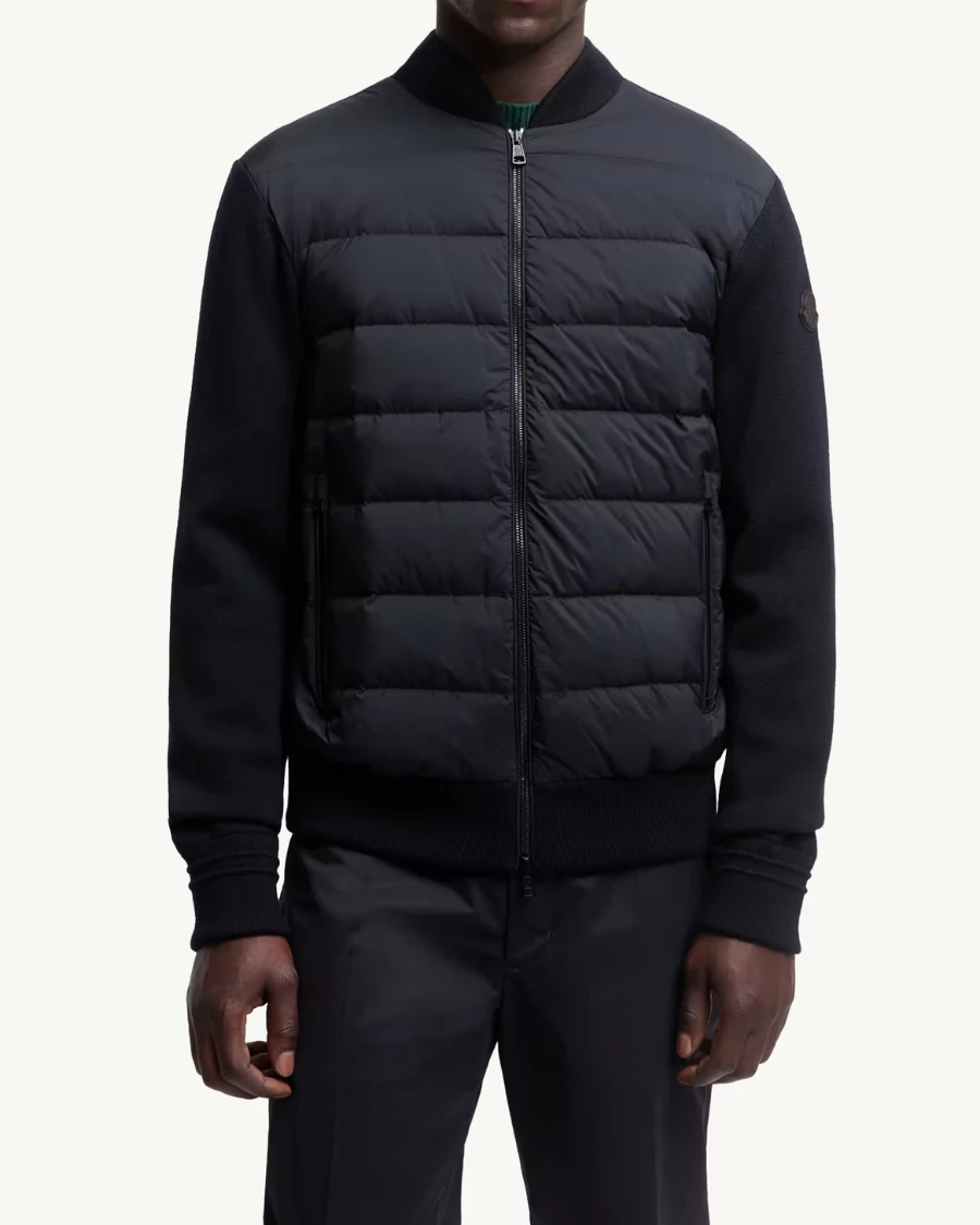 Dolgulu Yün Fermuarlı Hırka