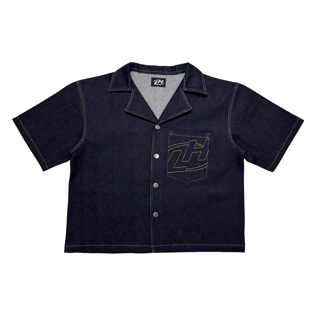 LOCKHIGH RAW DENIM SHIRT - INDIGO