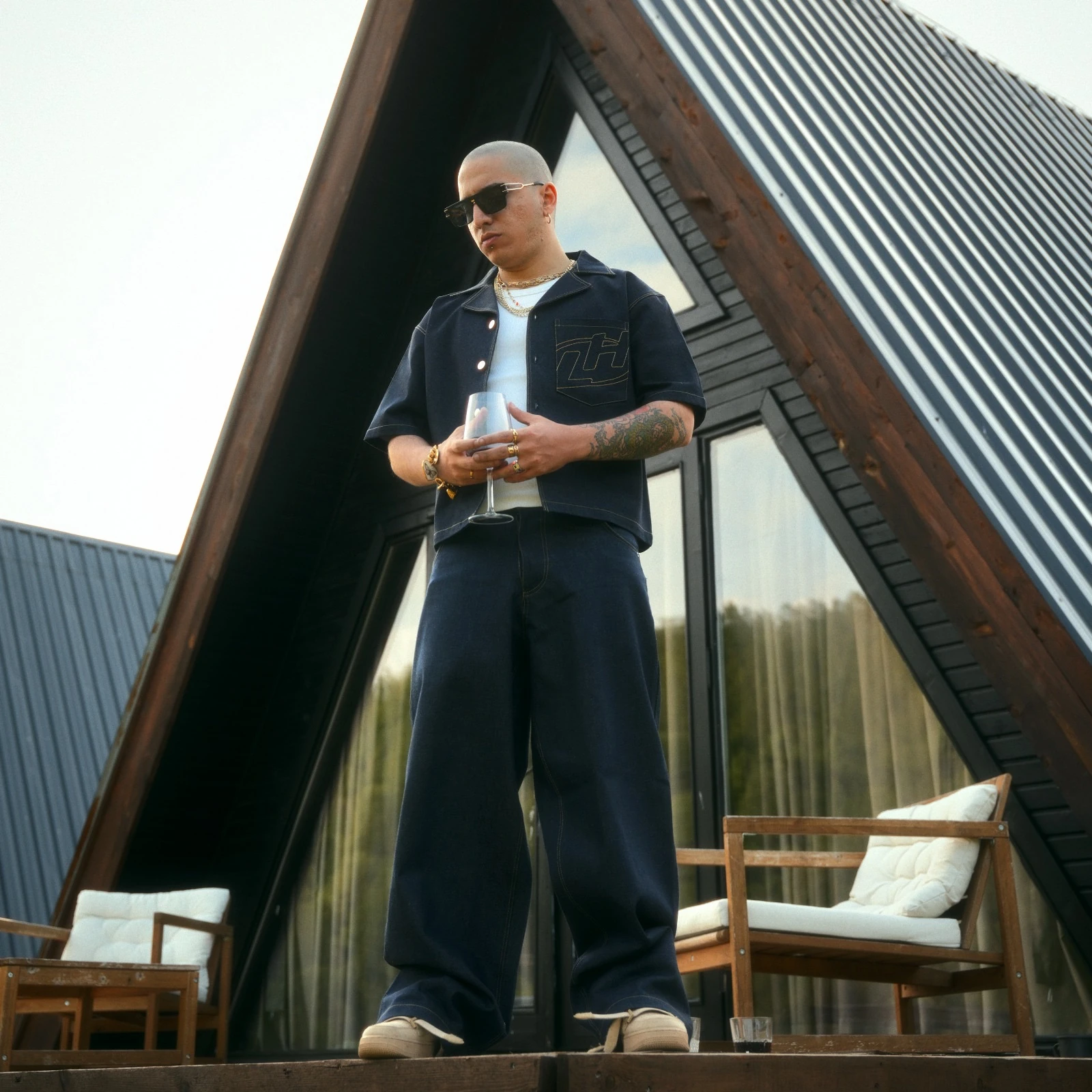 LOCKHIGH RAW DENIM JEANS - INDIGO