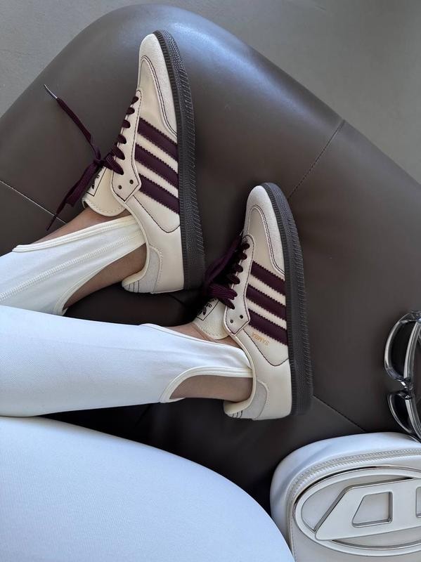 Adidas Samba Bej-Bordo
