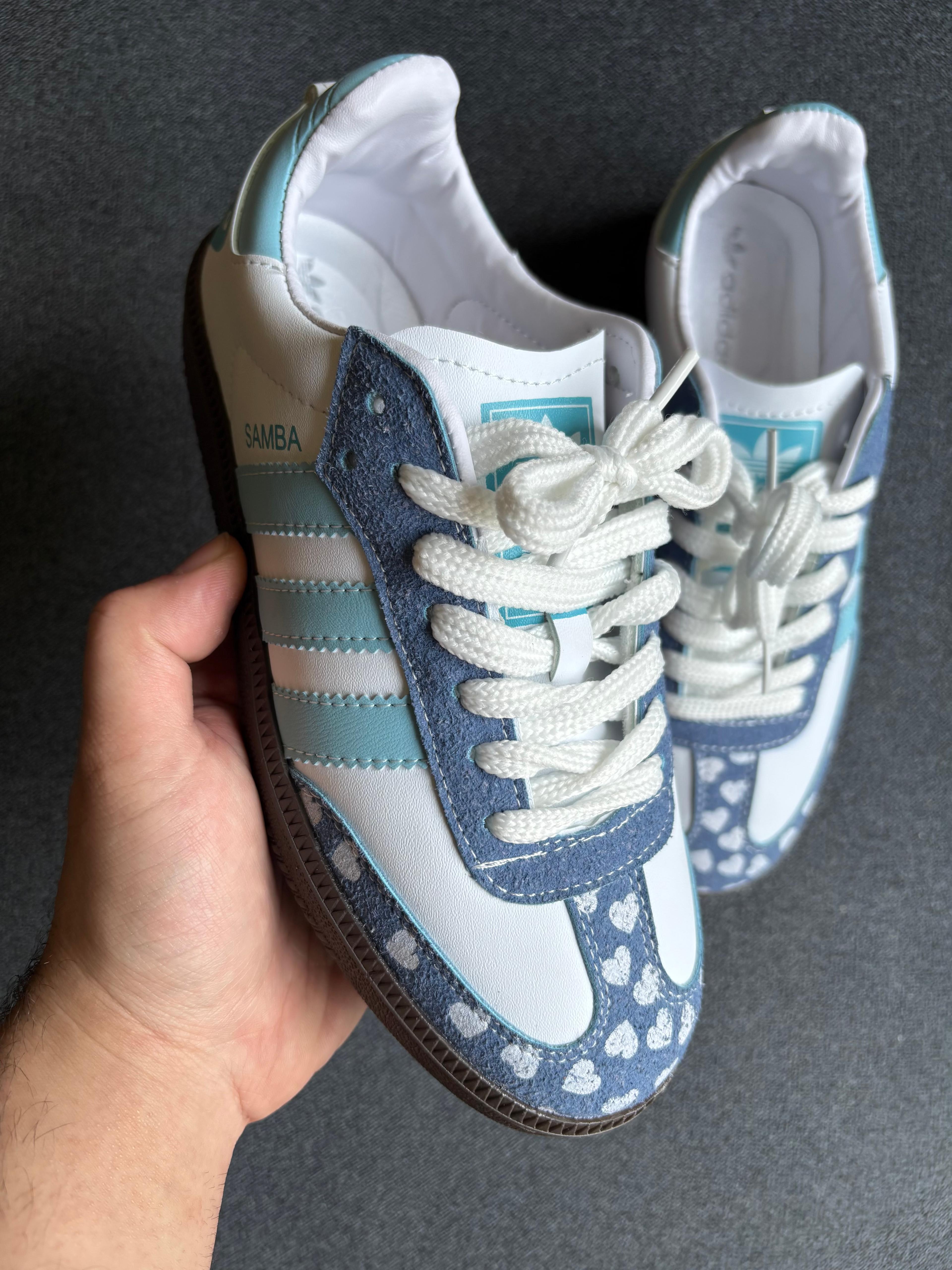 Adidas Samba Love Mavi