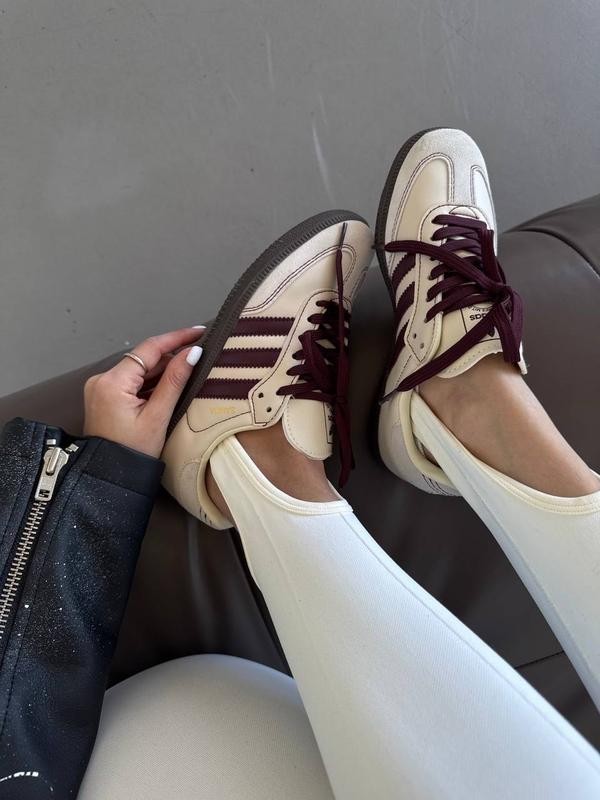 Adidas Samba Bej-Bordo