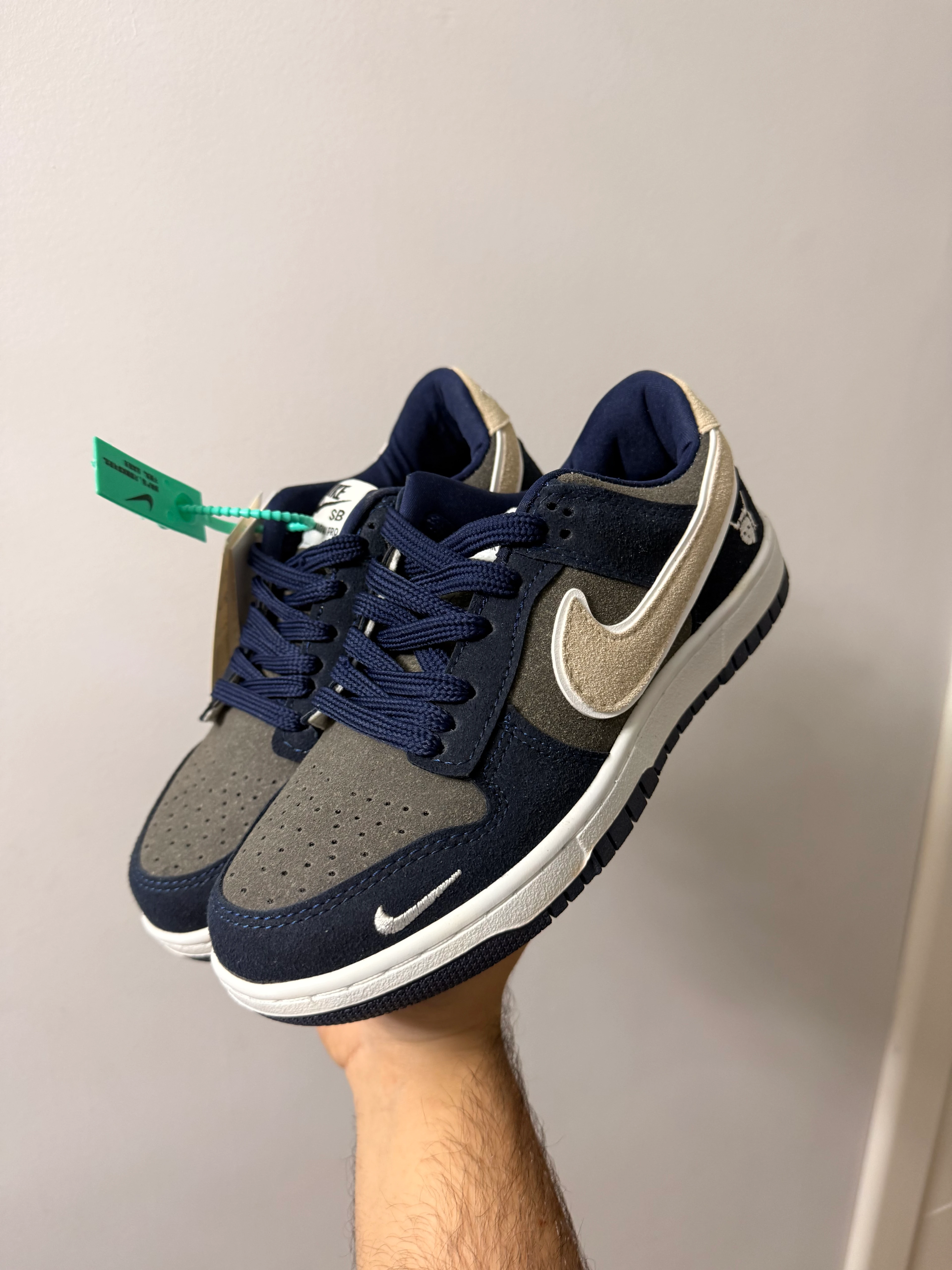 Nike Dunk Low Süet Lacivert