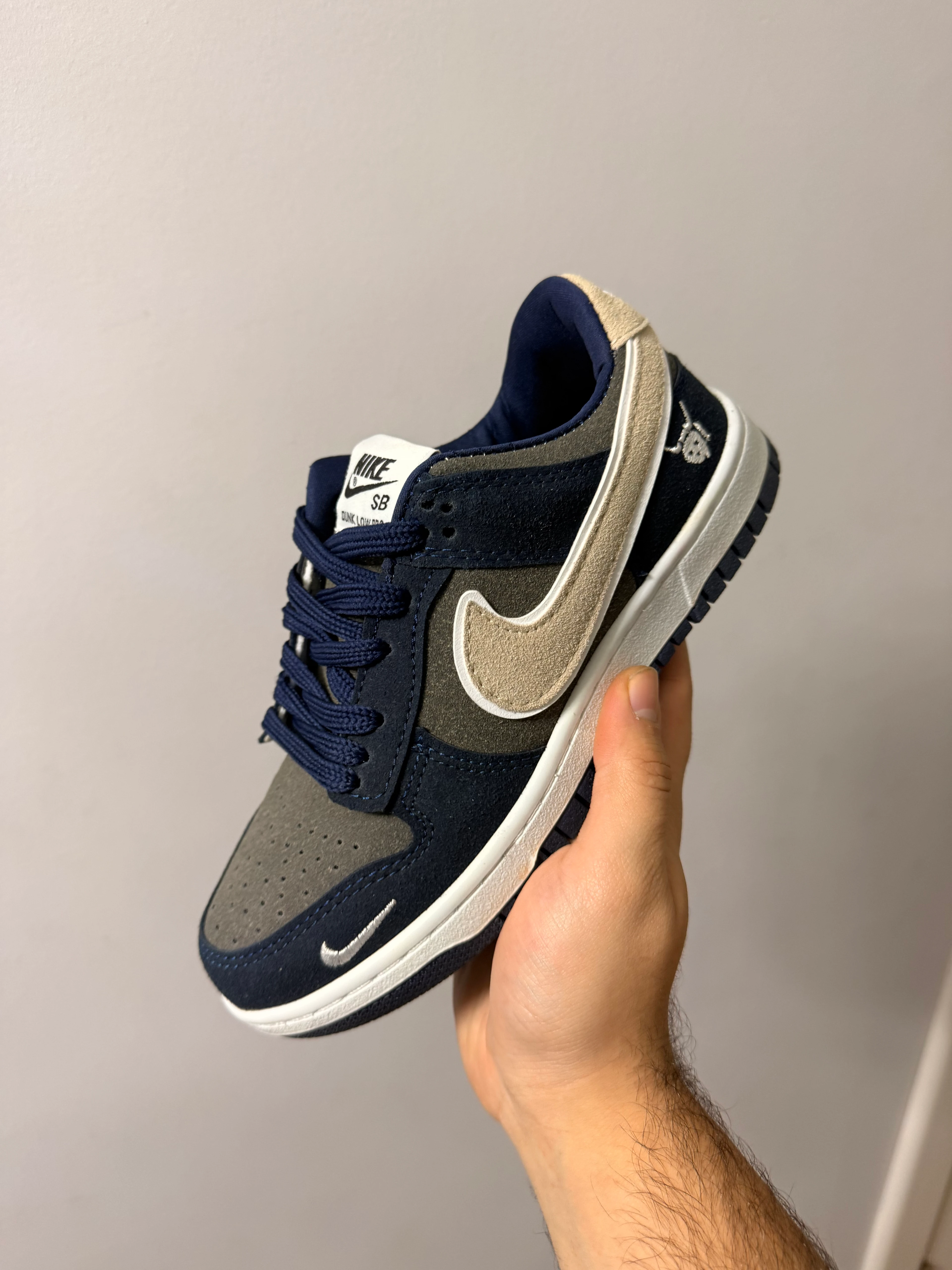 Nike Dunk Low Süet Lacivert