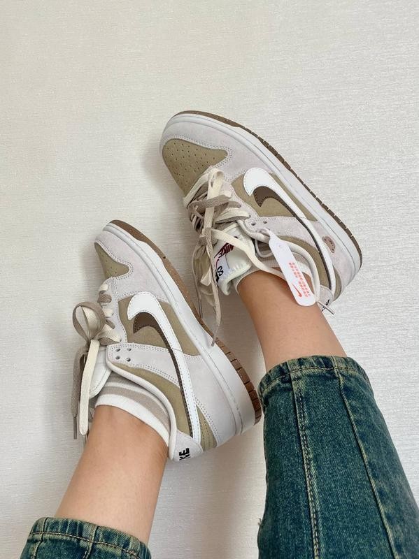 Dunk Swoosh Bej-Kahve