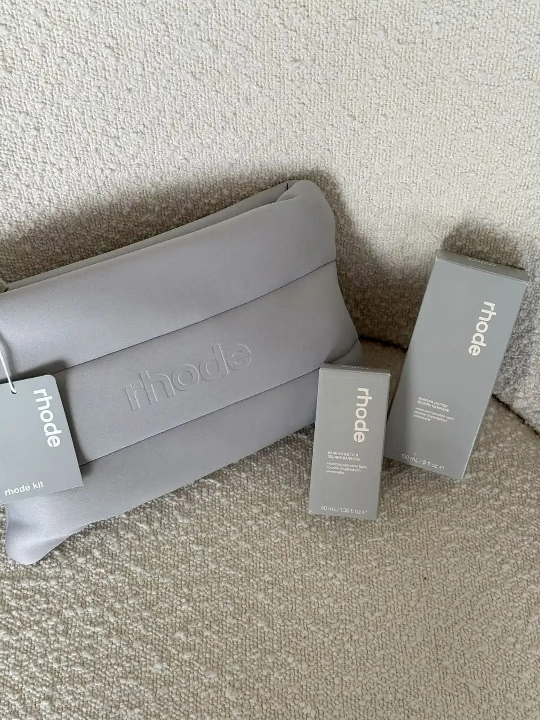 正規品 Rhode Bubble Bag × Unscented リップセット Rhode Bubble Bag Gri