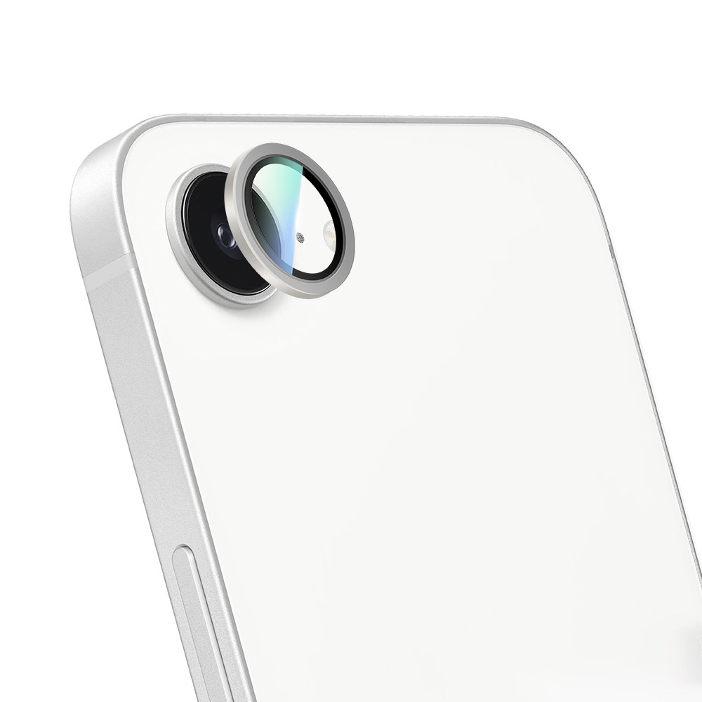 Apple iPhone 16E CaseWorld Alloy Serisi Oleofobik Anti Reflective Kamera Lens Koruyucu