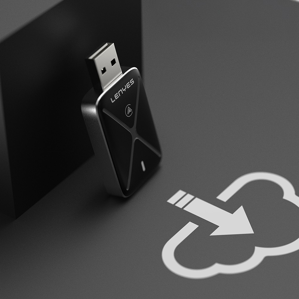 Lenyes LCP01 USB Bluetooth 5.0 Wireless Transmitter Adaptör