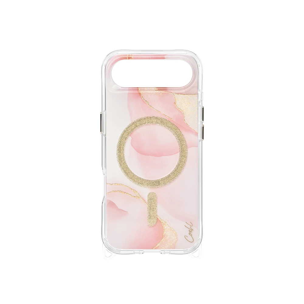 Apple iPhone 17 Air Kılıf M-safe Şarj Özellikli Simli Magnetik Coehl Aeris Kapak