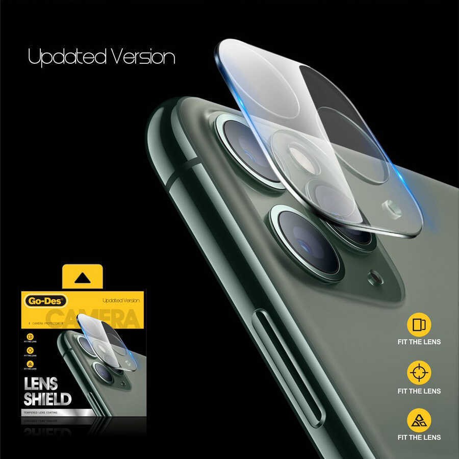 iPhone 12 Pro Go Des Lens Shield Kamera Lens Koruyucu
