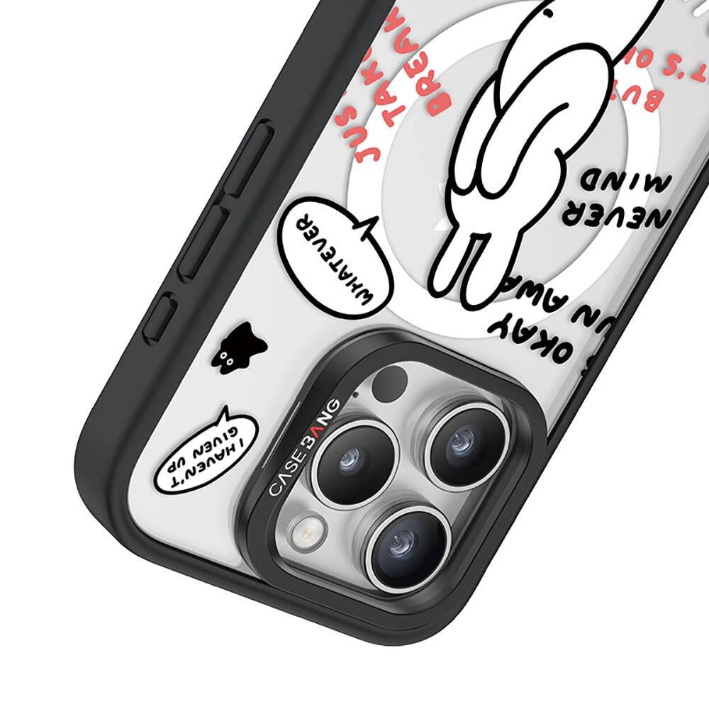 iPhone 14 Pro Max Magsafe Şarj Özellikli Casebang Chill Out Serisi Mıknatıslı Arka Panel