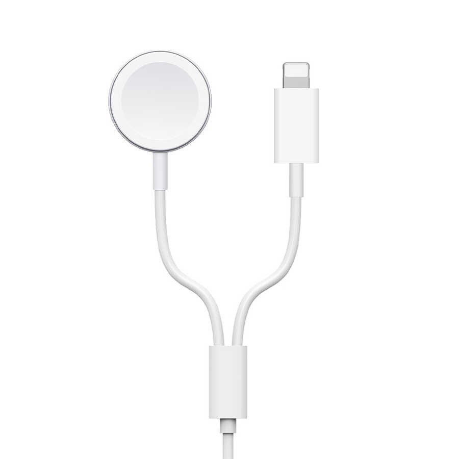 Wiwu M10 2 in 1 Wireless ve Lightning PD Şarj Kablosu