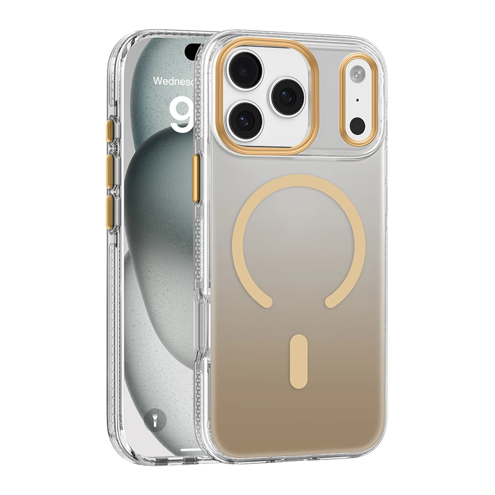 Apple iPhone 17 Pro Kılıf M-safe Şarj Özellikli Sararmaya Karşı Dayanıklı Mutural Icesense Serisi Kapak