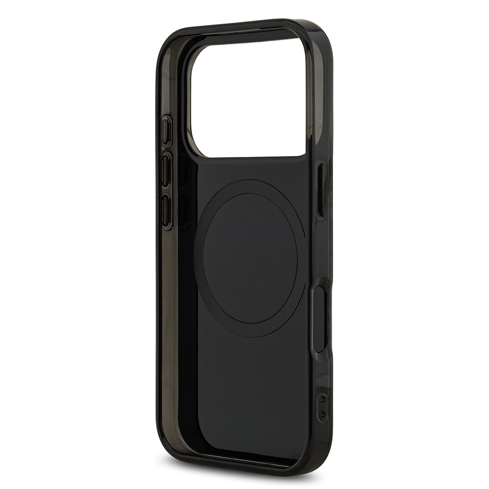 Apple iPhone 17 Pro Kılıf AMG Orjinal Lisanslı M-safe Şarj Özellikli Çift Katmanlı Kırmızı Çapraz Çizgili Kapak