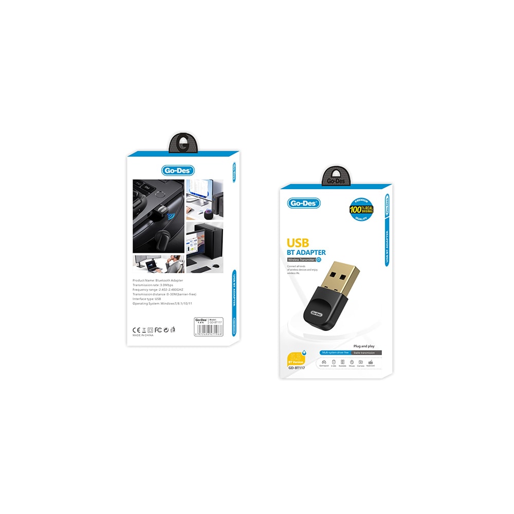 Go Des GD-BT117 USB Bluetooth Adaptör
