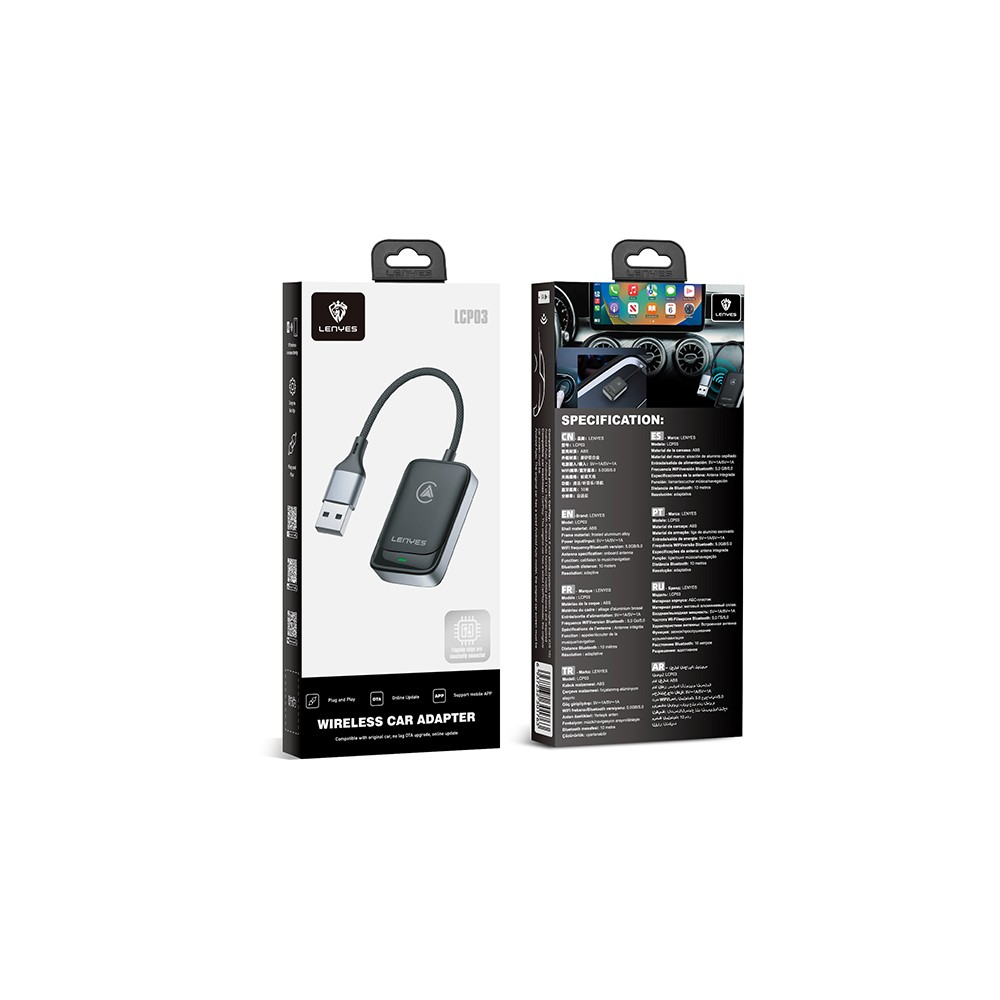 Lenyes LCP03 USB Bluetooth 5.0 Wireless Transmitter Adaptör