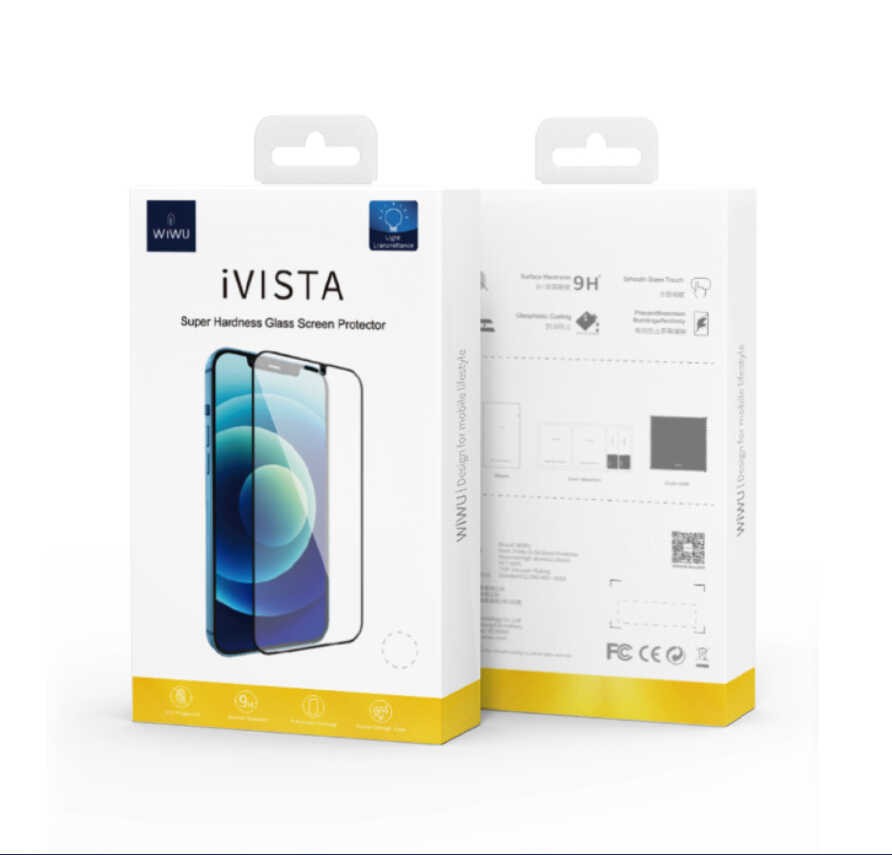 iPhone 12 Mini Wiwu iVista Super Hardness Ekran Koruyucu