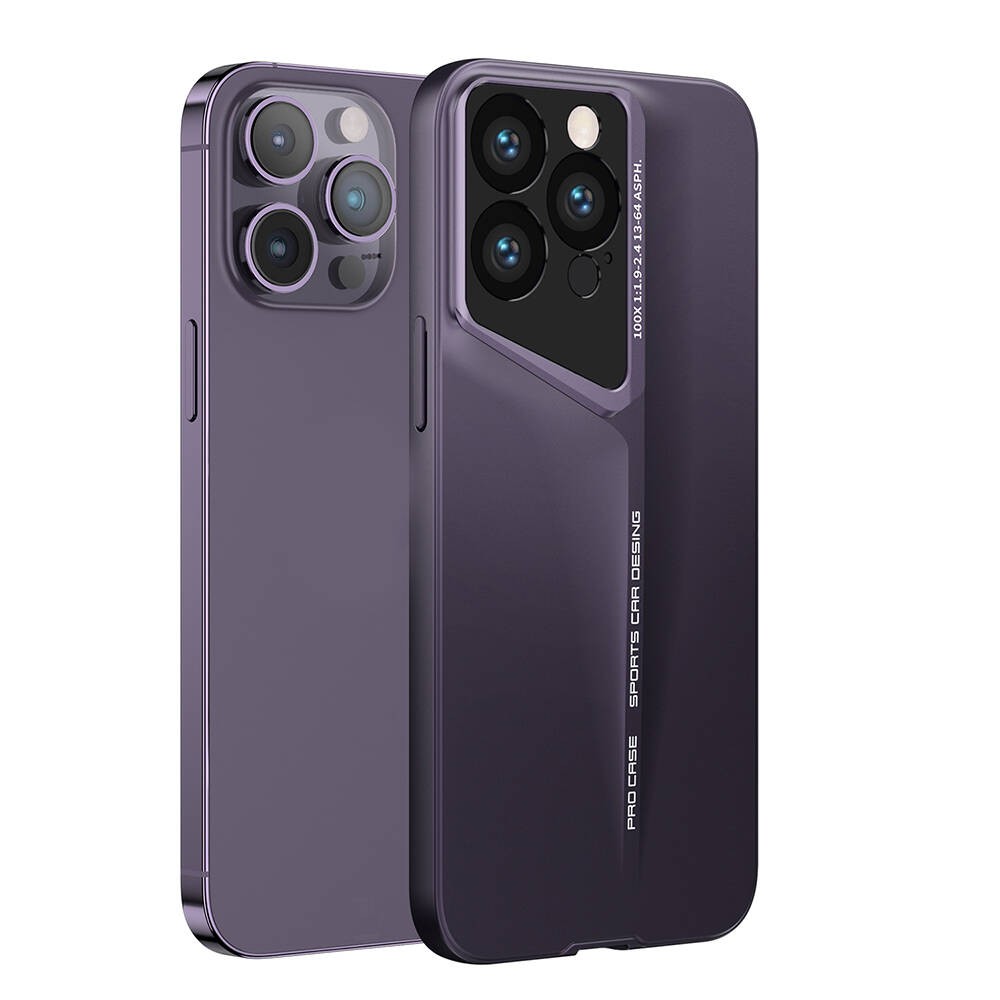 iPhone 14 Pro Max Kılıf Ultra İnce Kamera Korumalı Sert Rubber Zore Procase Kılıf