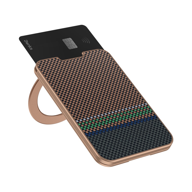 Benks ArmorGo 600D Aramid Fiber Magnetik Standlı Kartlık