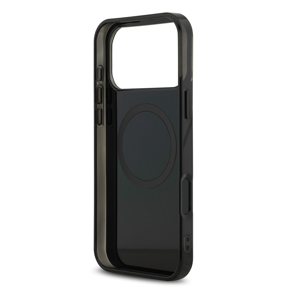 Apple iPhone 17 Pro Max Kılıf AMG Orjinal Lisanslı Çift Katmanlı Büyük Logolu Petek Desenli Kapak