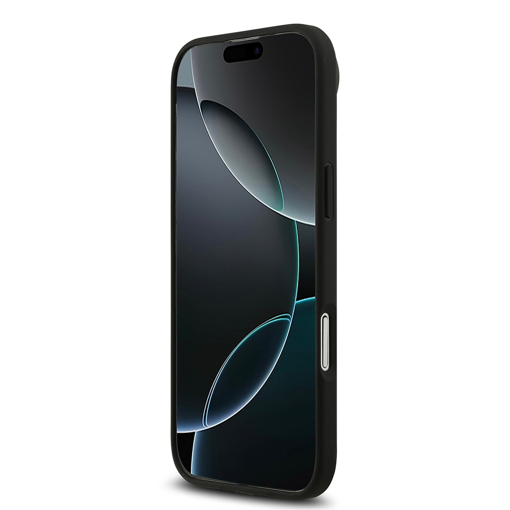 Apple iPhone 17 Air Kılıf Mercedes Benz Orjinal Lisanslı M-safe Şarj Özellikli Dokulu Desenli Deri Kapak