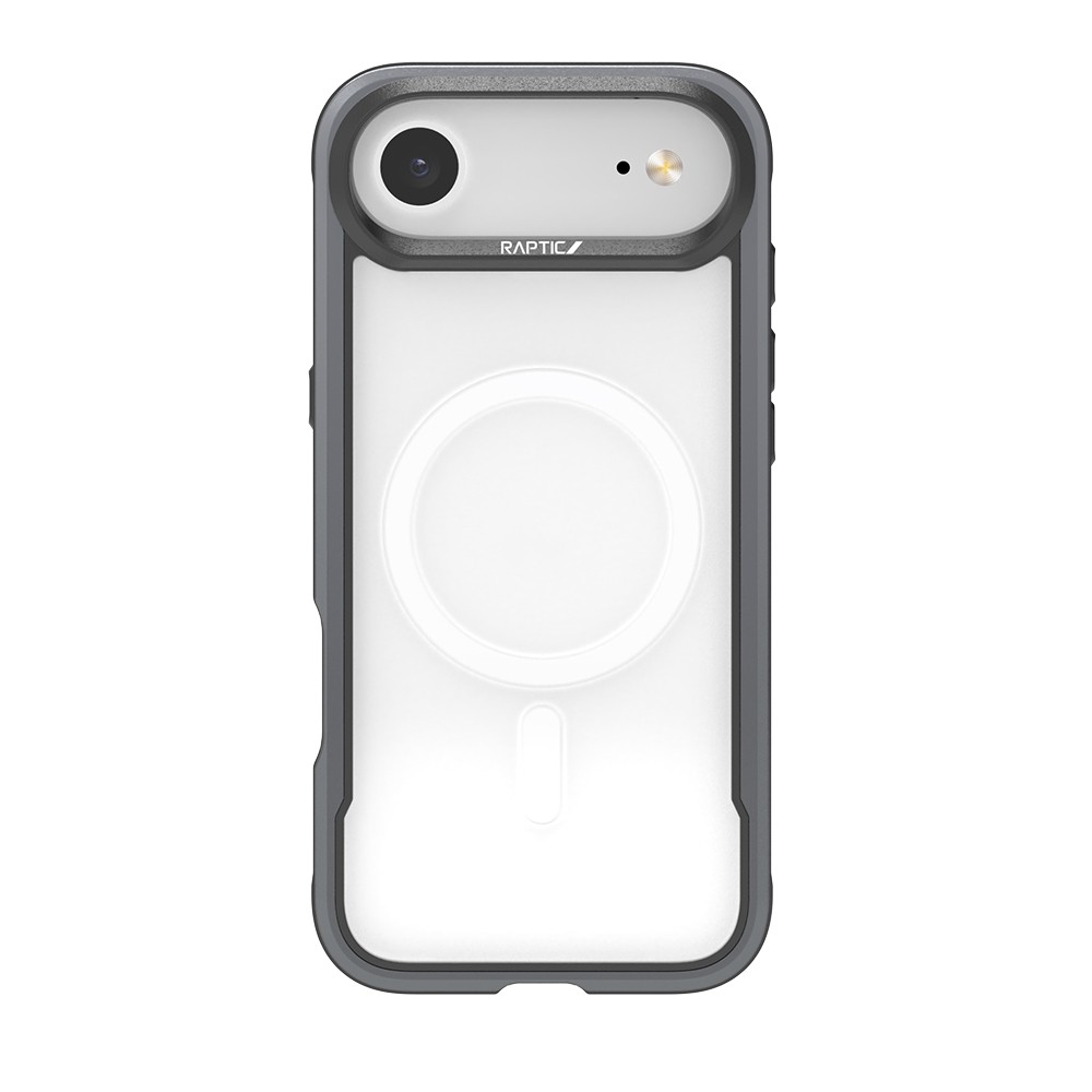 Apple iPhone 17 Air Kılıf M-safe Şarj Özellikli Airbagli Raptic Shield Serisi Şeffaf Arka Yüzey Kapak