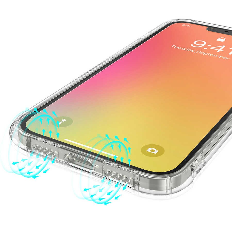 iPhone 13 Kılıf Kajsa Transparent Kılıf