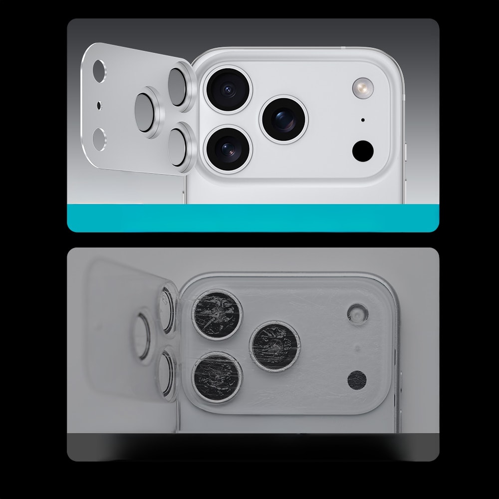 Apple iPhone 17 Pro Max Benks Glass Warrior Anti Reflective Metal Kamera Lens Koruyucu