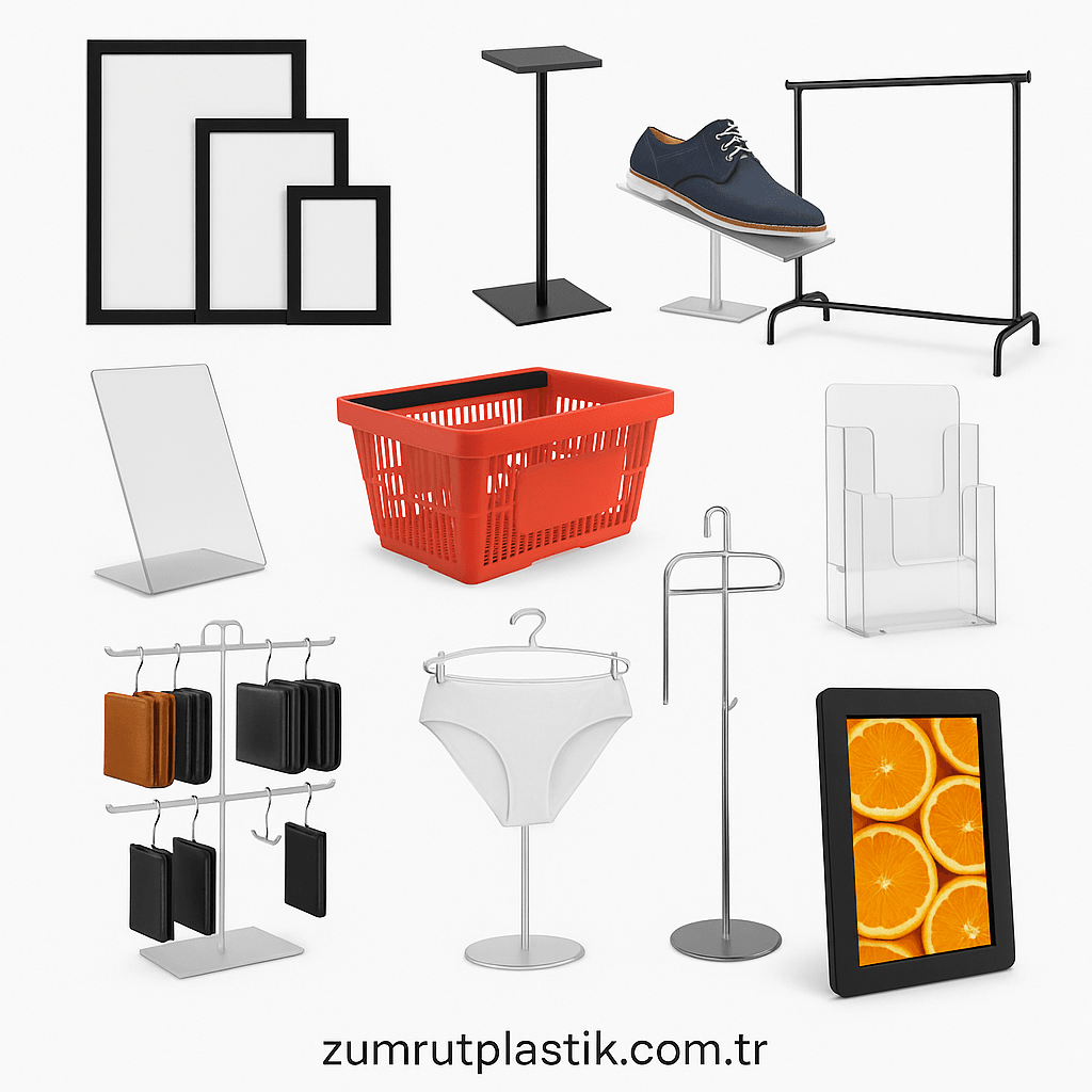 Mağazalar İçin Teşhir Ürünleri Örnekleri