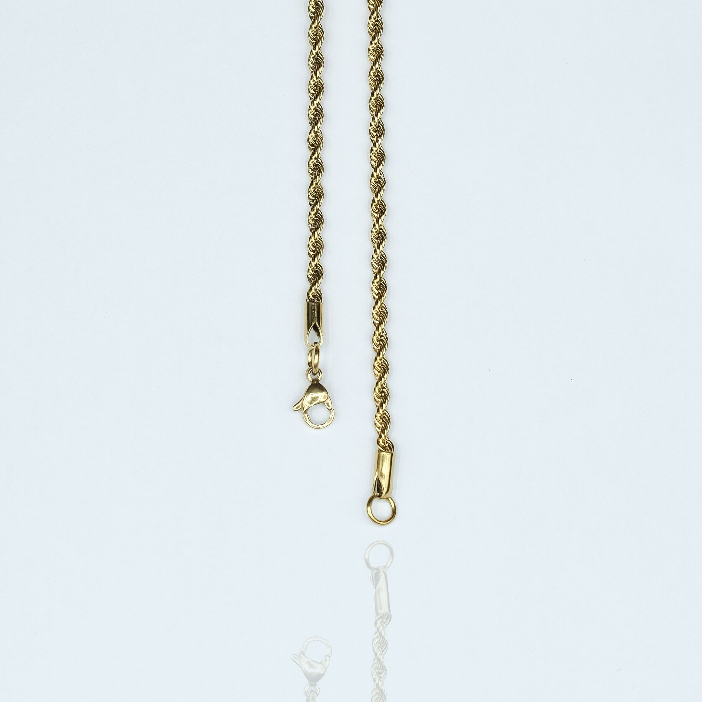 3mm Gold Plated Rope Chain